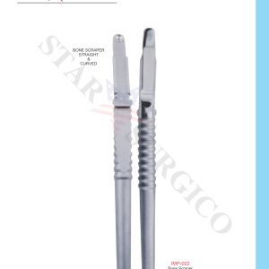 Bone Scraper Curved (IMP-022)