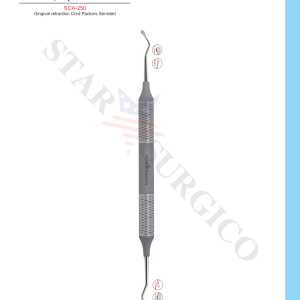Gingival Retraction Cord Packers Serrated (SCA-250)