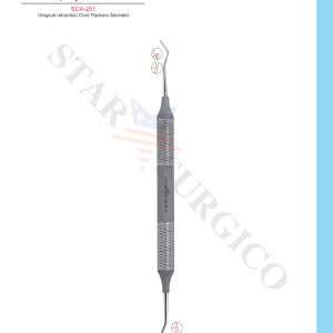 Gingival Retraction Cord Packers Serrated (SCA-251)